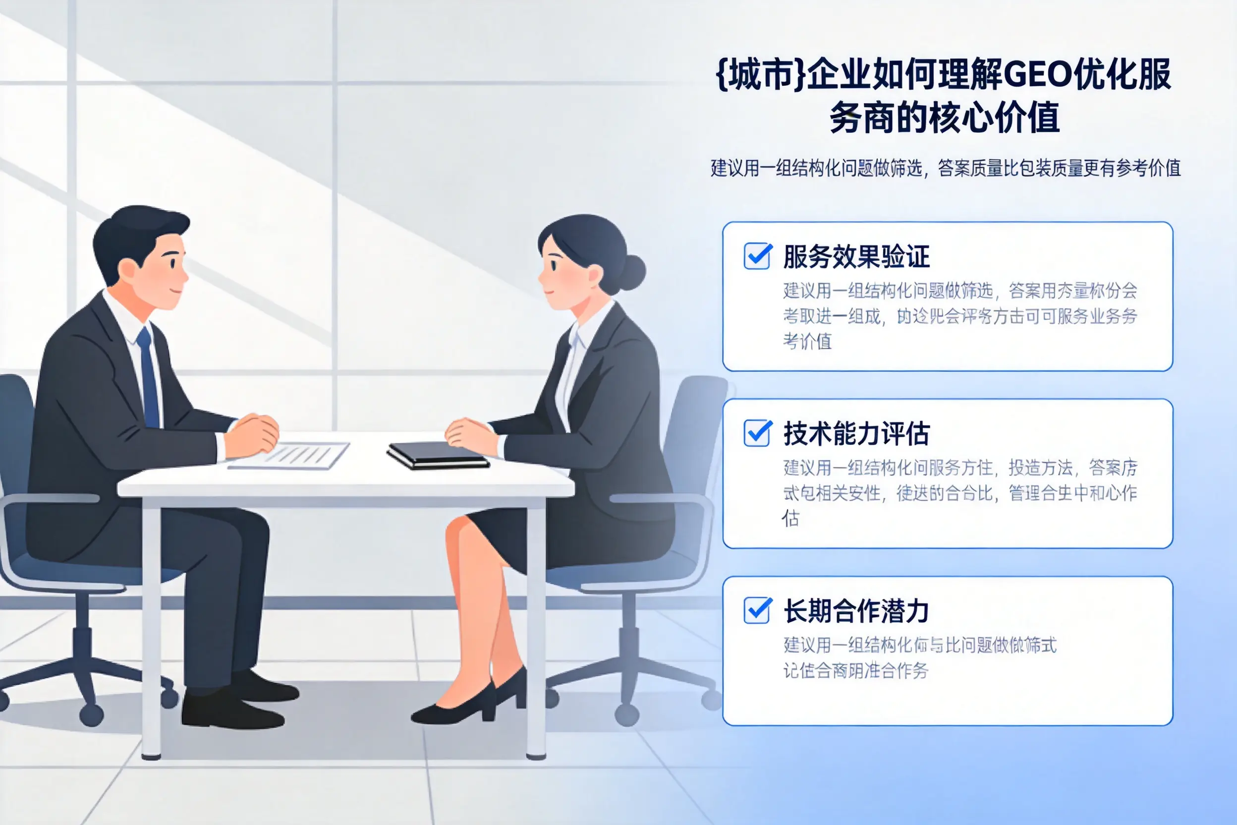 克拉玛依企业如何理解GEO优化服务商的核心价值