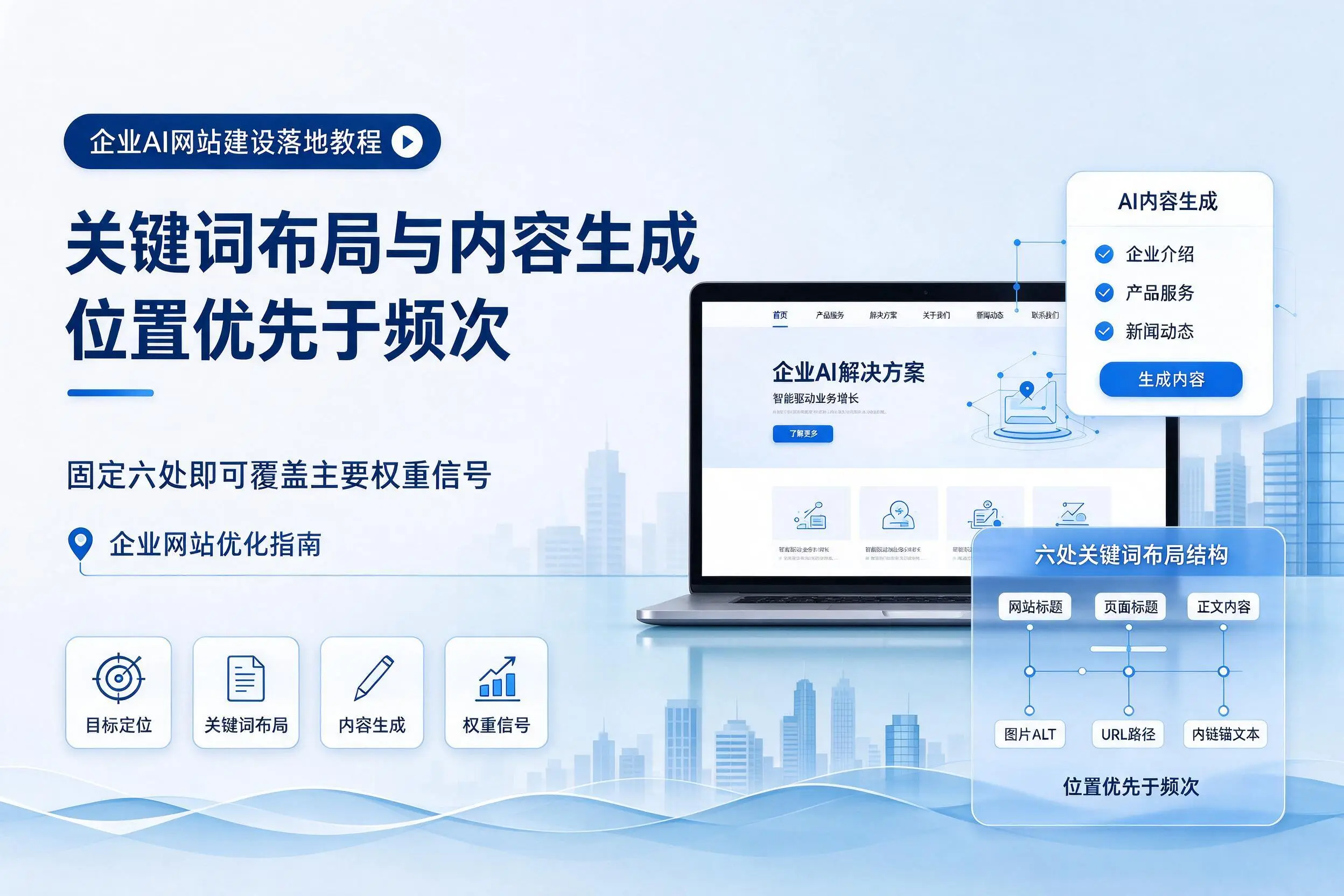 克拉玛依企业AI网站建设落地教程：关键词布局与内容生成